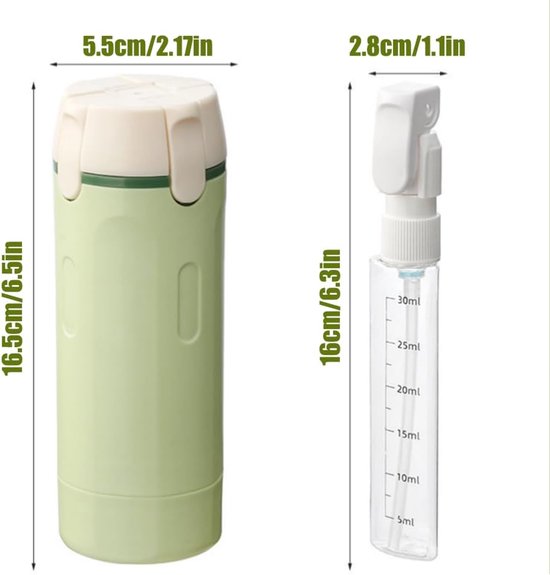Travinoza - 4-in 1 Travel Dispenser