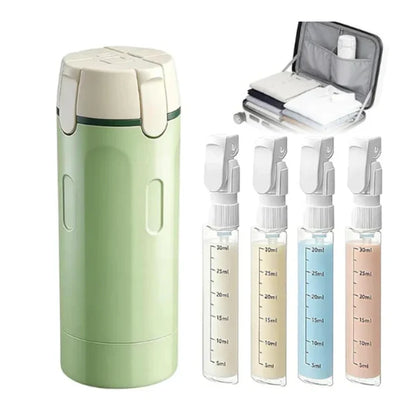 Travinoza - 4-in 1 Travel Dispenser
