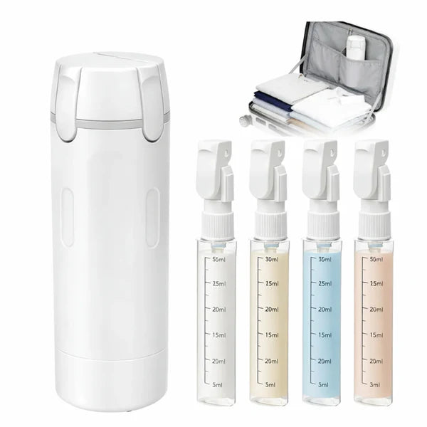 Travinoza - 4-in 1 Travel Dispenser